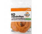 RONDELLES CAOUTCHOUC 2 NEZ D85