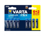 VARTA LONG LIFE AAA 6+2 GRT