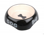 ECUELLE CERAME DOG BLACK D16