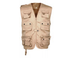 GILET REPORTER HOMME BEIGE