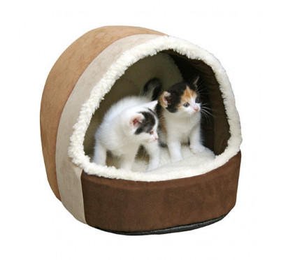 GROTTE CHAT AMY MARRON/BEIGE