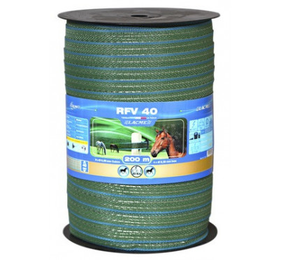 RUBAN RENF VERT 40MM 200M