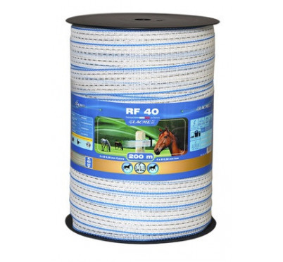 RUBAN RENF BLANC 40MM 200M