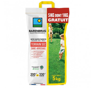 GAZON TERRAIN SEC 4+1KG GRT