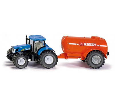 TRACTEUR NH AVEC TONNE A LISIER