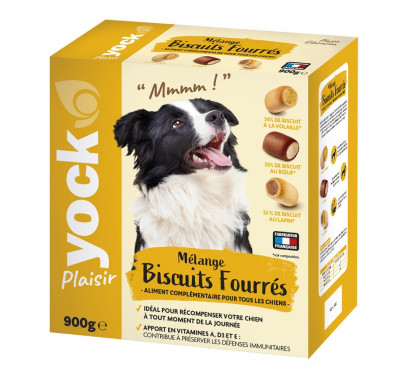 YOCK BISCUITS FOURRES 900G