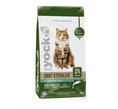 YOCK NATURE CHAT STERIL SAUM 3KG