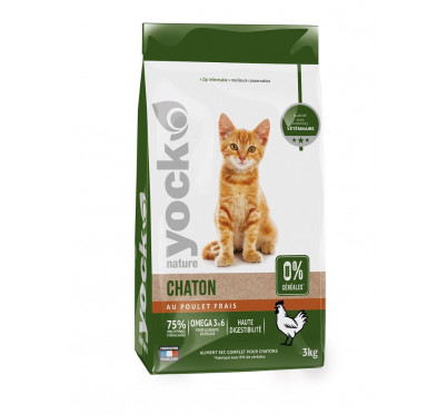 YOCK NATURE CHATON POULET 2KG
