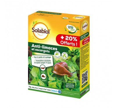 ANTI- LIMACE SOLABIOL 1KG+20%