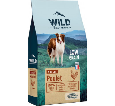 WILD&A LOWGRAIN AD POULET 3KG