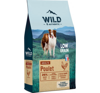 WILD&A LOWGRAIN AD POULET 12KG