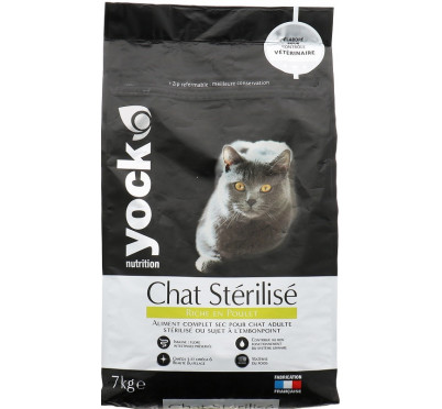 YOCK NUTRI CHAT STERIL 7+1KG GRT