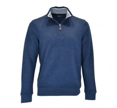 SWEAT COL ZIP YAHEL BLEU